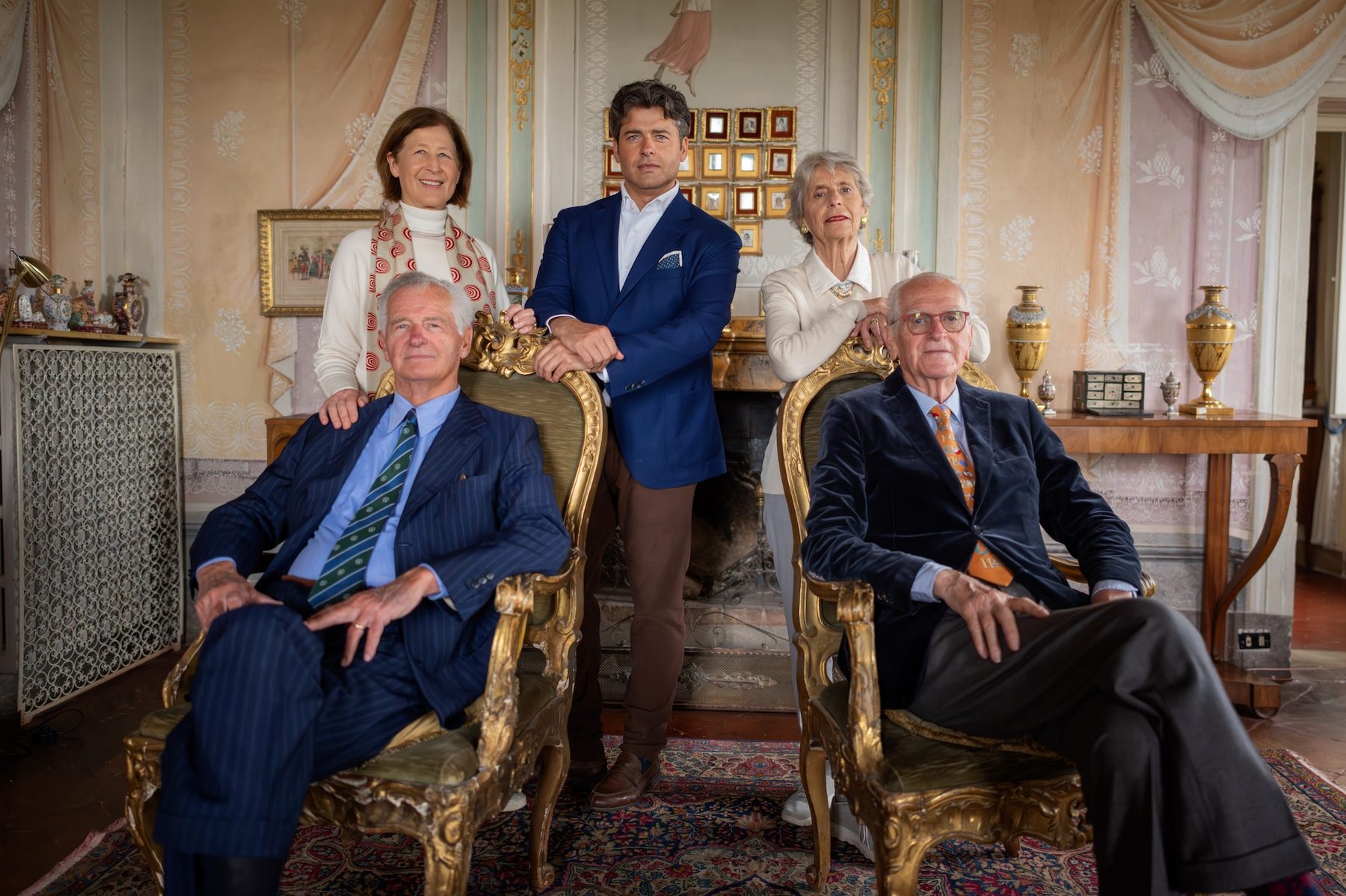 The Griccioli family at Tenuta di Montechiaro